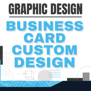 Graphic Business card custom design